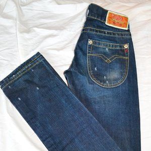 Replay Straight Leg Denim Jeans